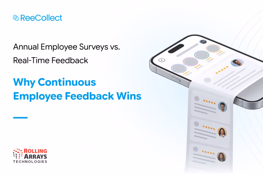Annual employee surveys vs continuous employee feedback across the employee lifecycle