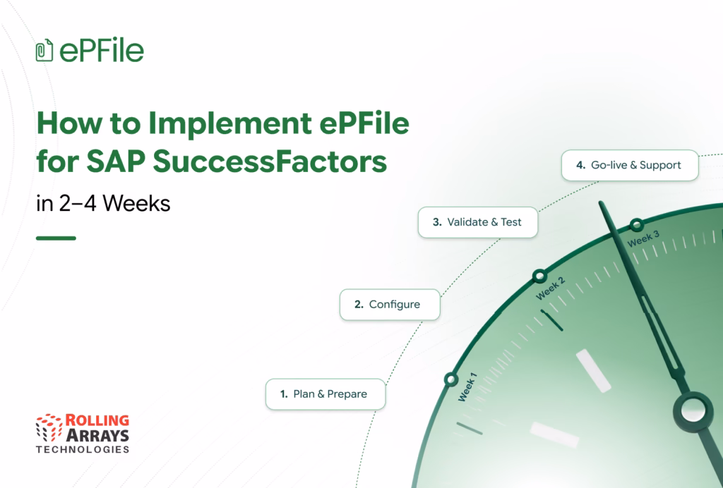 ePFile implementation for SAP SuccessFactors employee document management