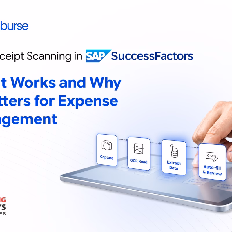 OCR receipt scanning workflow for SAP SuccessFactors expense management