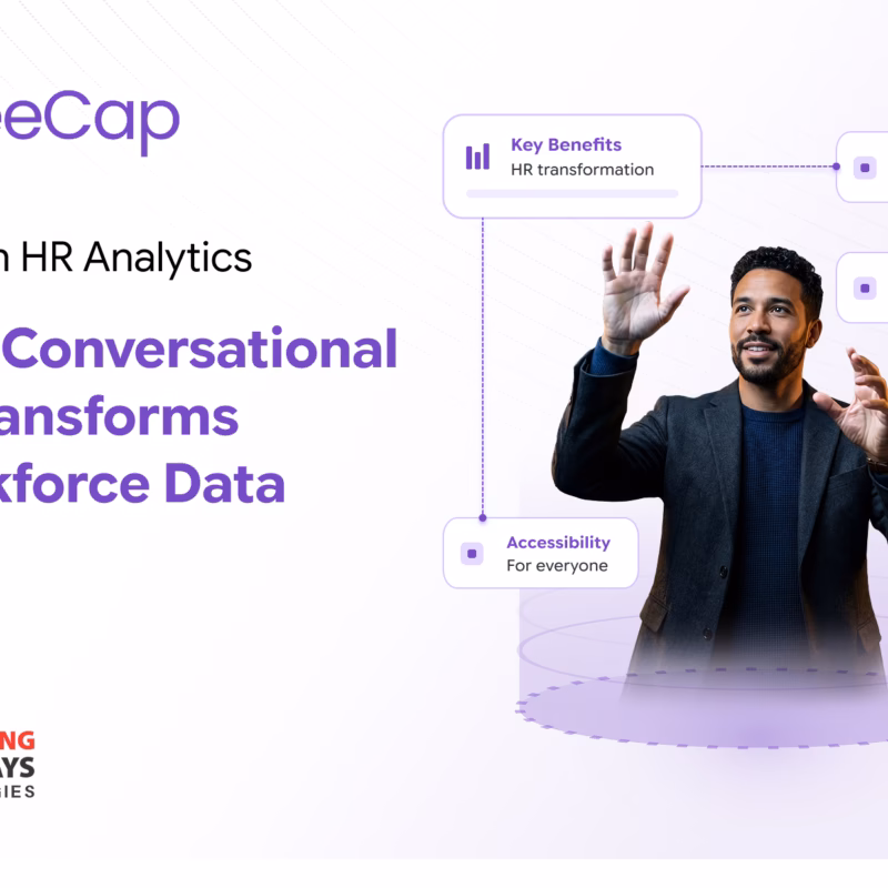 HR leader exploring workforce data through conversational AI analytics