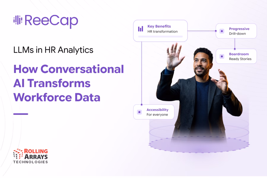 HR leader exploring workforce data through conversational AI analytics