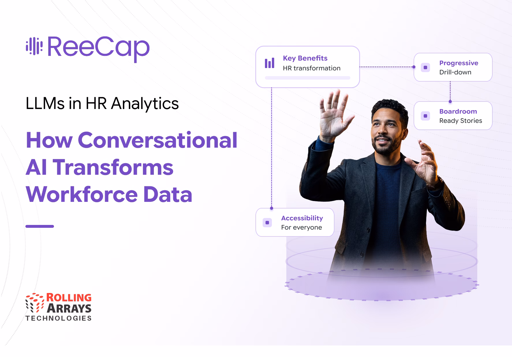 HR leader exploring workforce data through conversational AI analytics