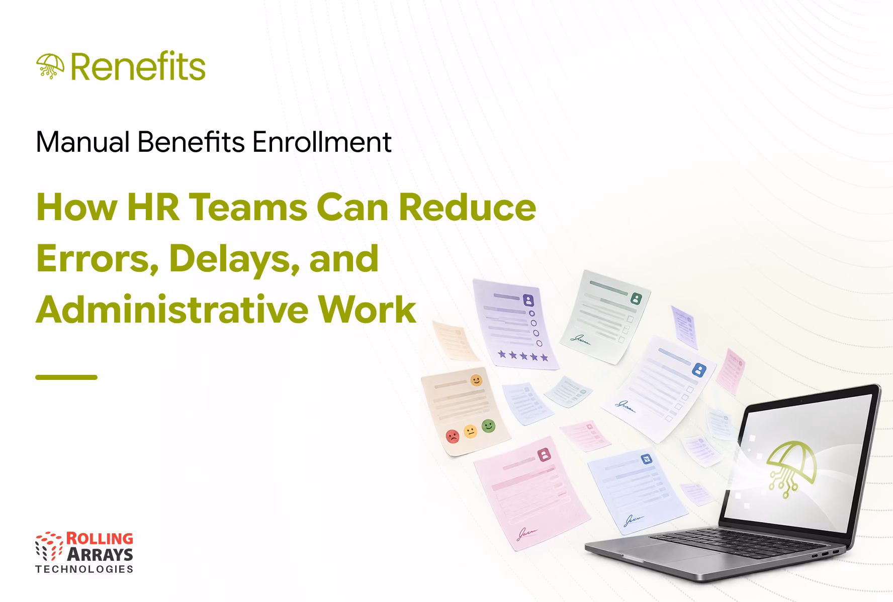 HR team managing manual employee benefits enrollment and correcting errors